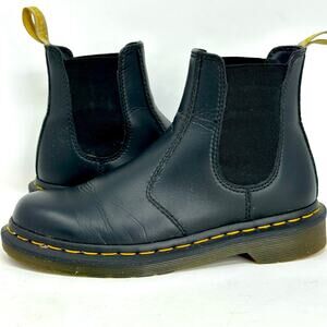 Dr. Martens Chelsea Leather Pull On Boots #2976 - BLACK